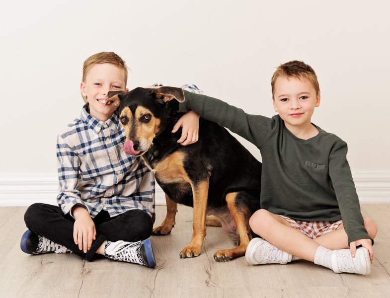 adelaide dog photographer kids and dogs photoshoot